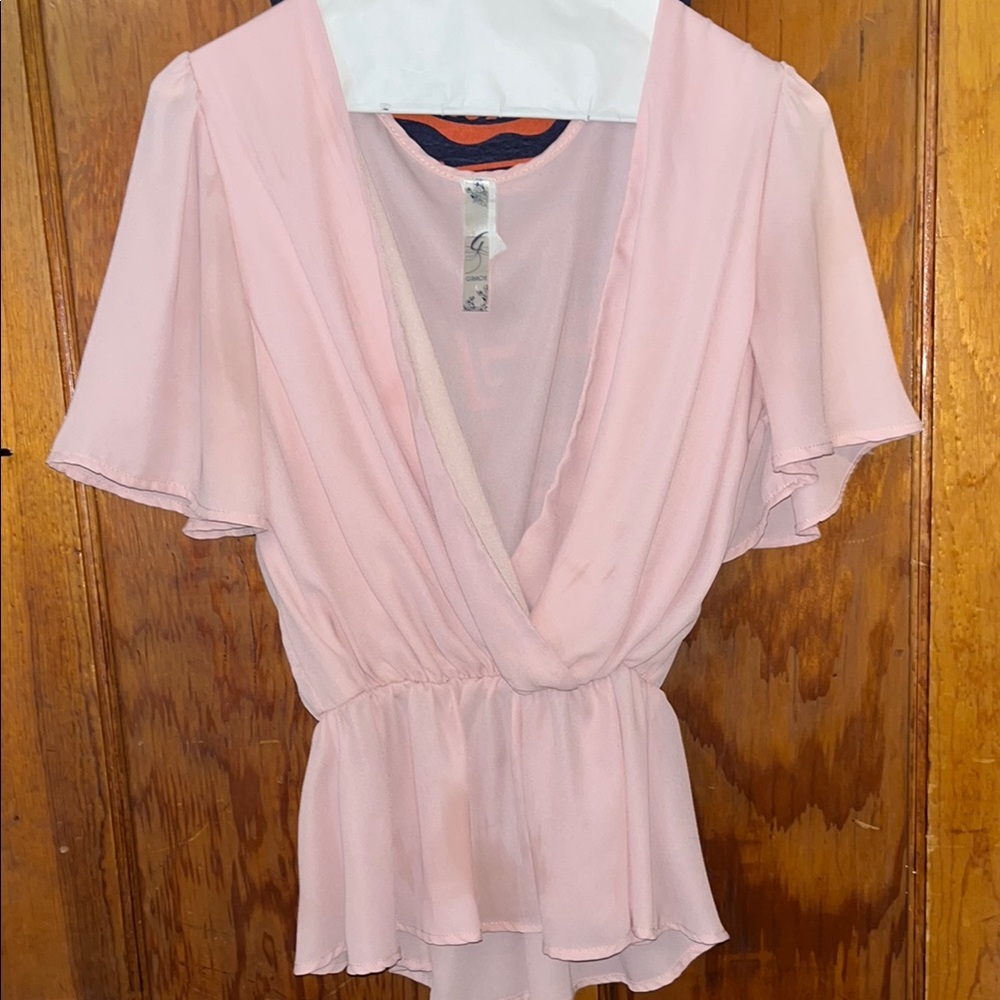 Elegant Pink Women's Top